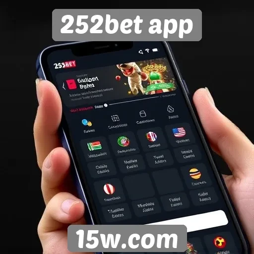 Avaliação da interface do 252bet app