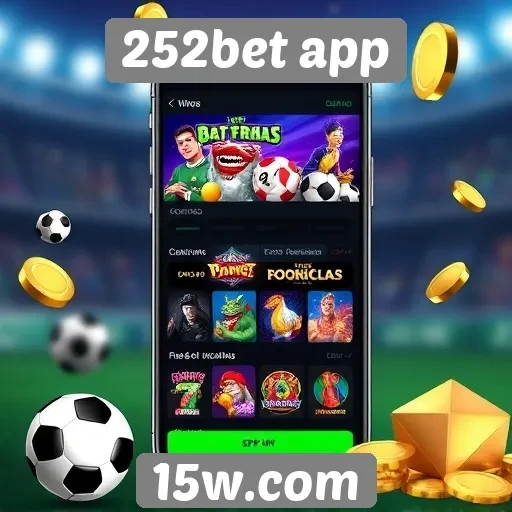 Principais jogos disponíveis no 252bet app
